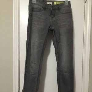 Size 3 Indigo Rein Gray Skinny Jeans